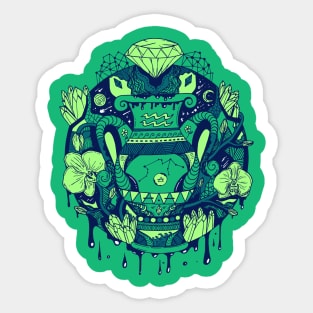 Ngreen Mystic Aquarius Vase Sticker